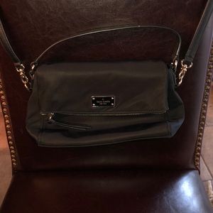 Black Kate Spade crossbody zipper purse